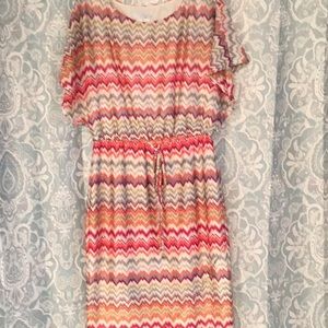 London Times Chevron Dress